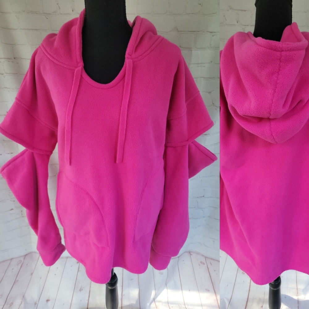Fleece handmade Hoodie from Tratgirl55 on etsy